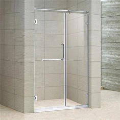 Една фиксирана врата за баня с един люлка