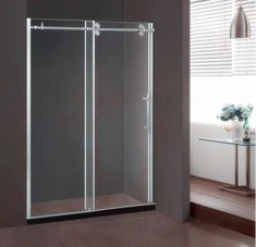 Двойна ролка за баня душ плъзгащи се стъклени врати