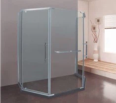 Пентагона шарнирни душ карамни стъклени заграждения